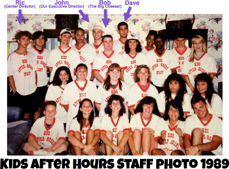 Kids After Hours Staff Photo 1989